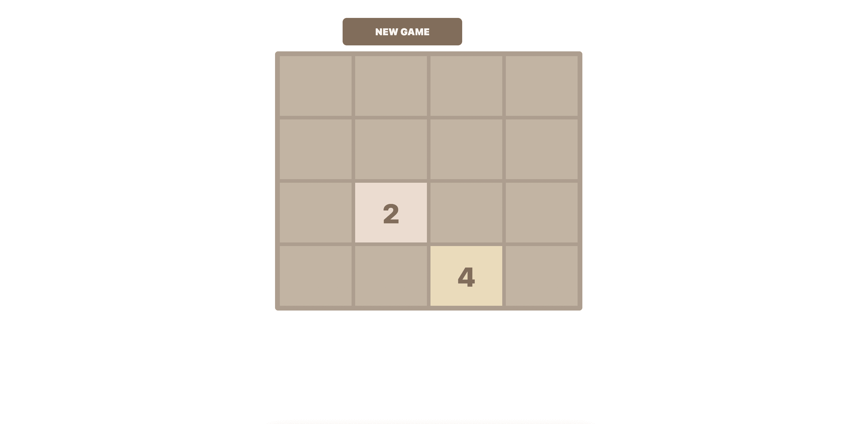 2048 game
